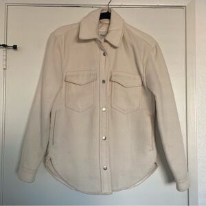 Abercrombie & Fitch Cream Utility Jacket